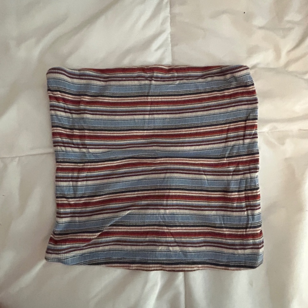 American eagle stripped tube top size medium